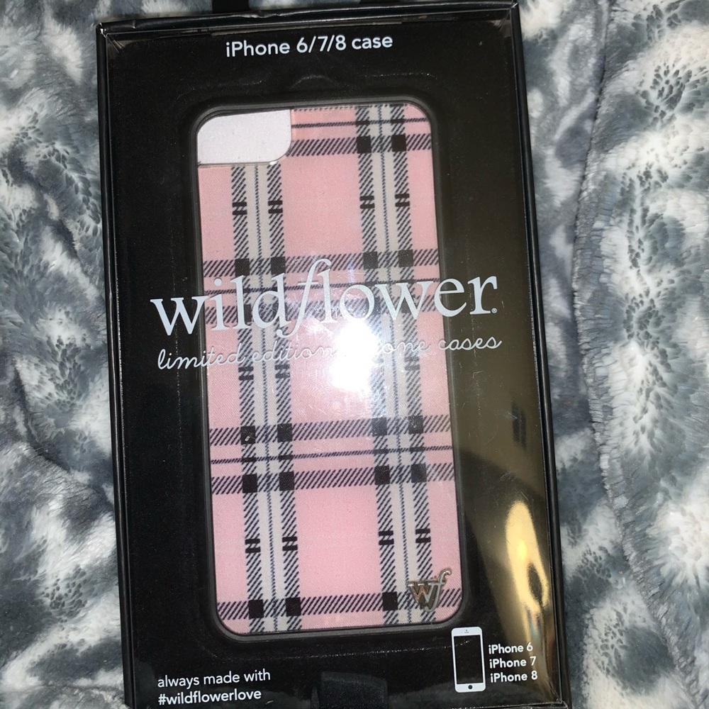 Pink Wildflower iPhone 6/7/8 case - Picture 1 of 3